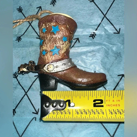 Country Western Cowboy Boot Ornaments - Picture 8 of 8